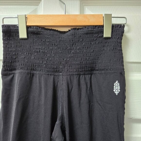 Free People Movement FP Black Ruched Waist Leggings - Picture 3 of 8